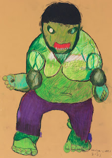 Piece of artwork entitled Monster by Hector Lopez