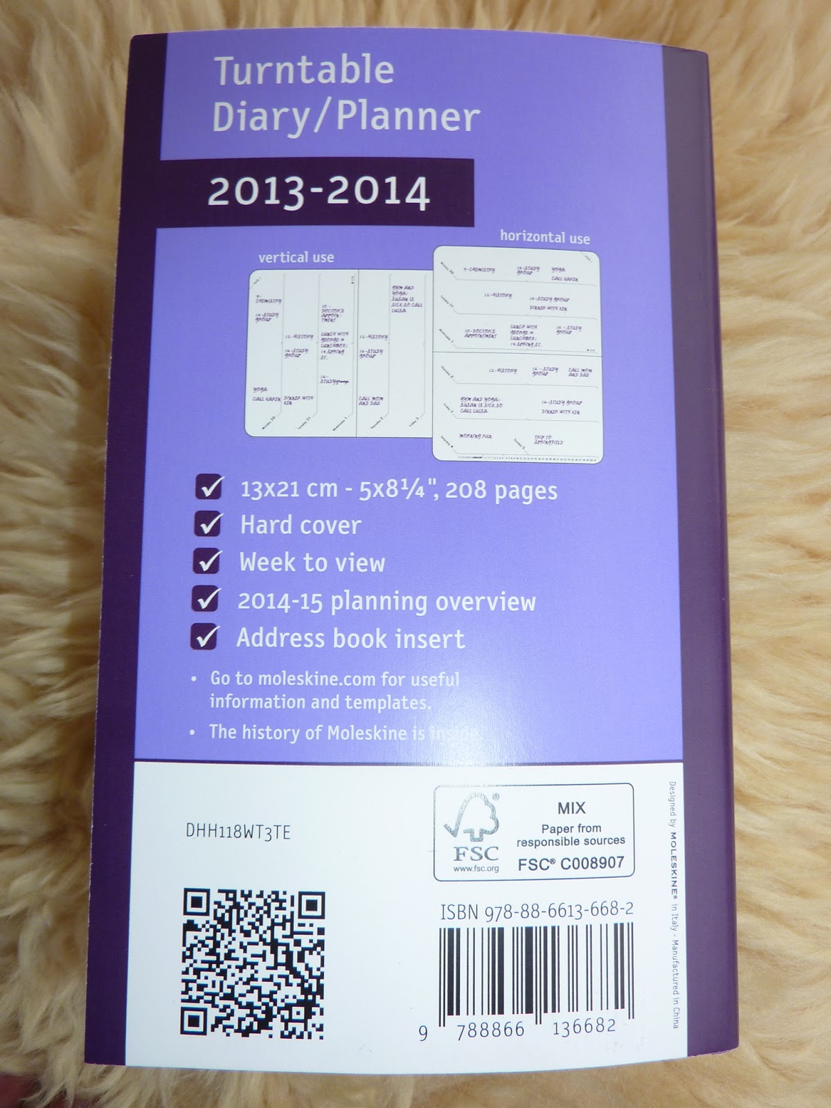 Plannerisms Moleskine Turntable 18 month planner