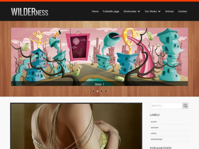 Wilderness Blogger Template