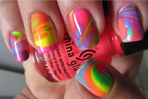 5. Swirly French Tip Nails - wide 7