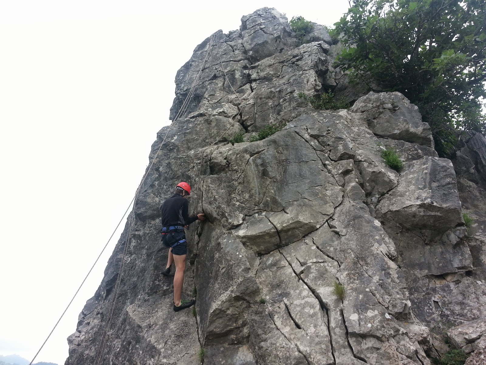 Curso de escalada en roca: Santa Barbara (Hernani)