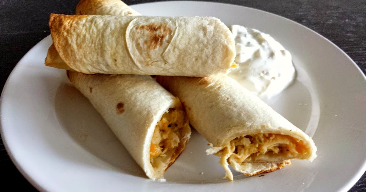 Coco's Cooking Chicken Flautas with Avocado Cream Sauce