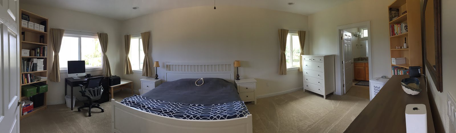 Happy Hale House Rental In Laie Hawaii Main Master Bedroom