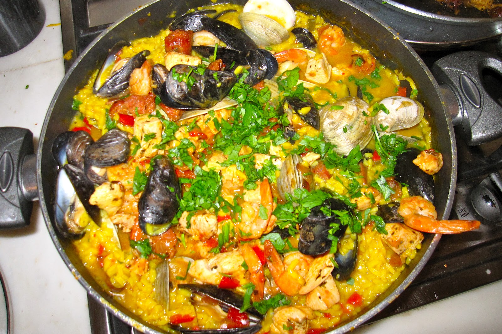 Travel & Truffles... Seafood and Meat Paella