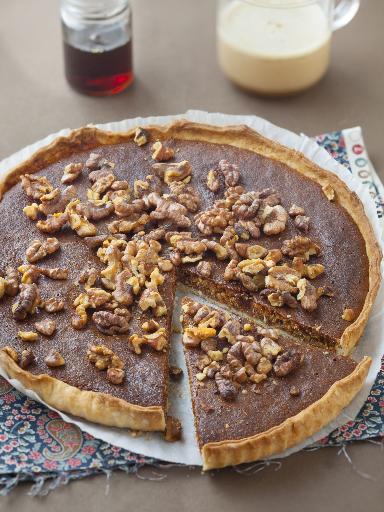 Tarte aux noix et au miel