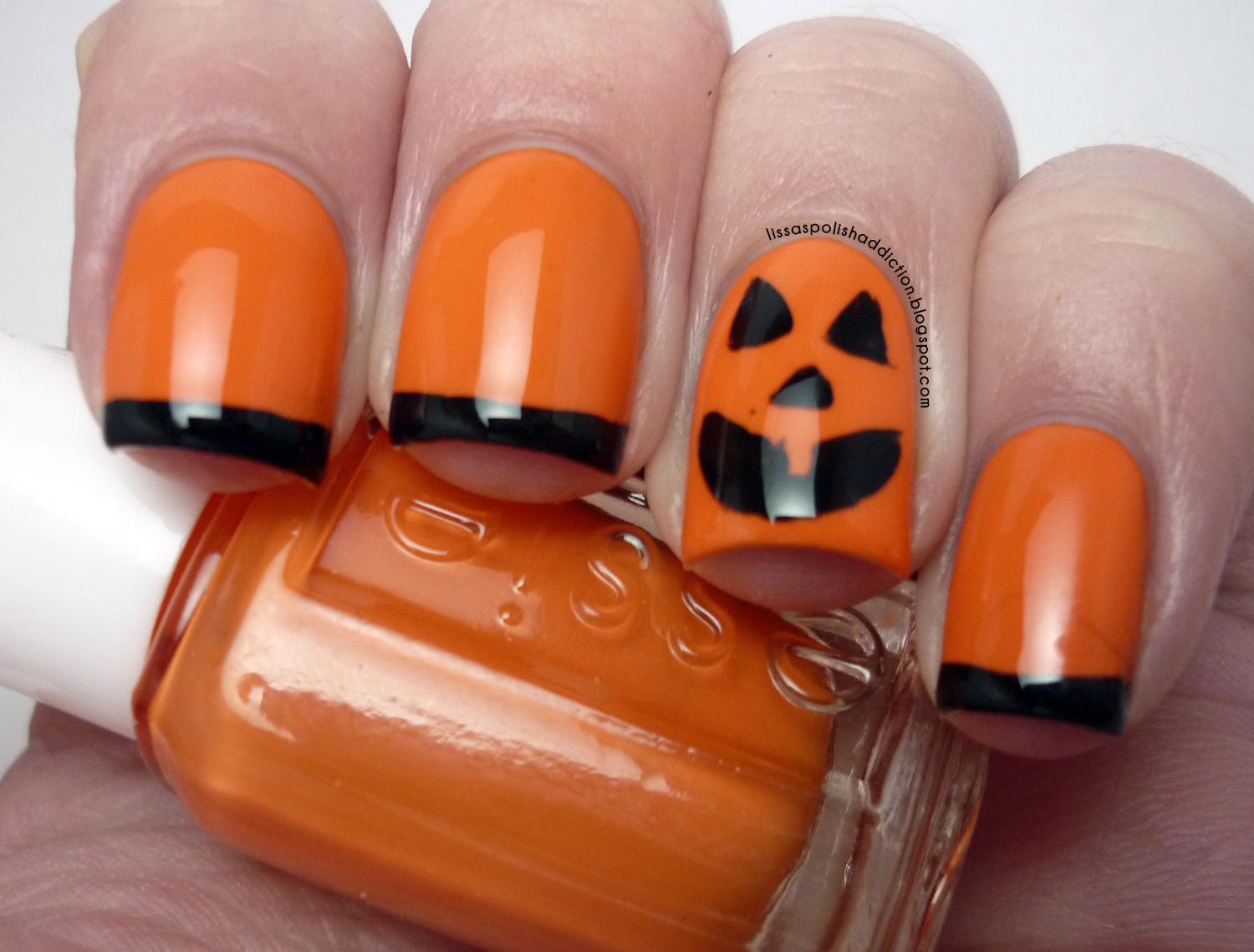 Lissa's Polish Addiction This is Halloween 12/10 Jack o Lanterns
