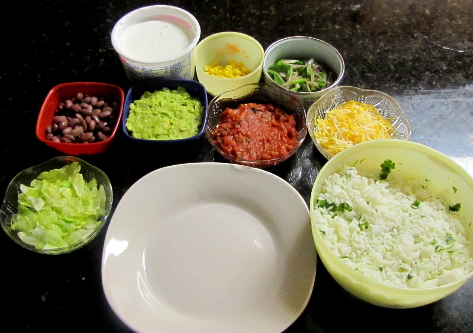 Mexican Vegetarian Burrito Bowl Nithya's Nalabagam