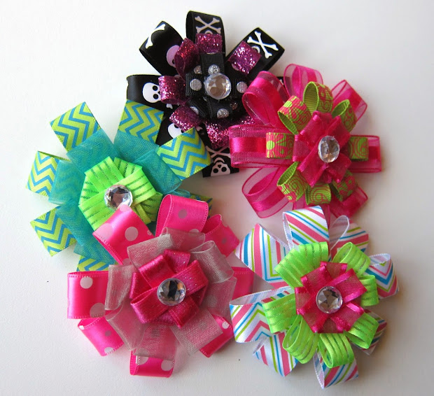 cheerleading hair bow