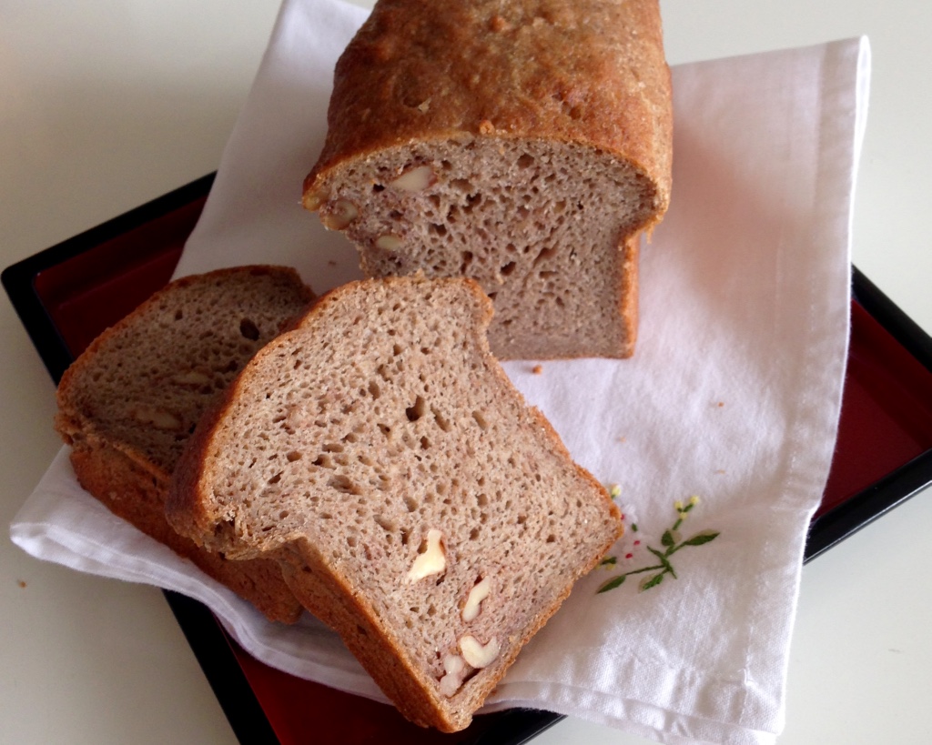 HOMEMADE SLOVENIAN FOOD BUCKWHEAT BREAD WITH WALNUTS SOBA BREAD