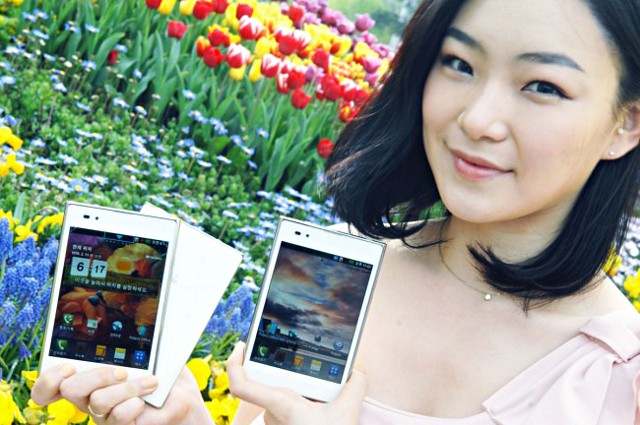 LG Optimus Vu White Color LG Optimus Vu White Color Released in Korea