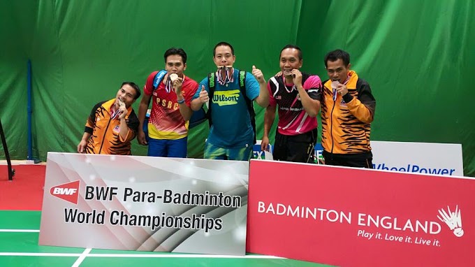 Warga Kota Belud Juara Dunia BWF Para-Badminton World Championships 2015 di Stoke Mandeville, England