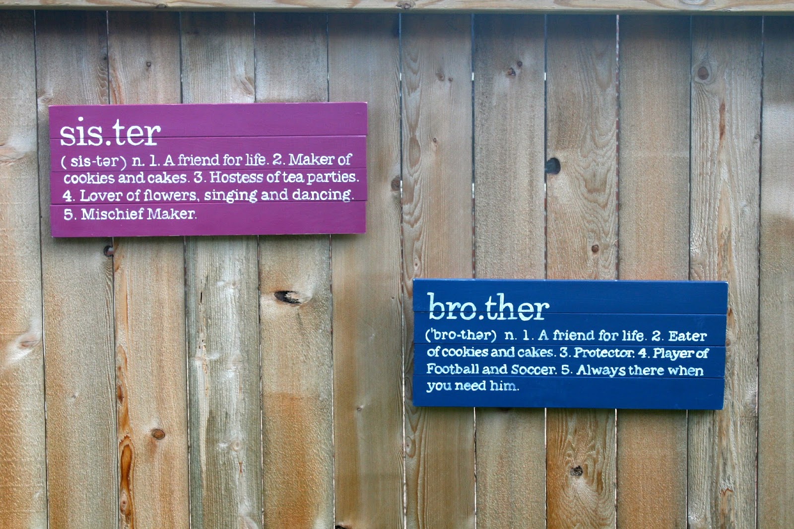 Diy Pottery Barn Knockoff Brother Sister Signs Mccarty Adventures