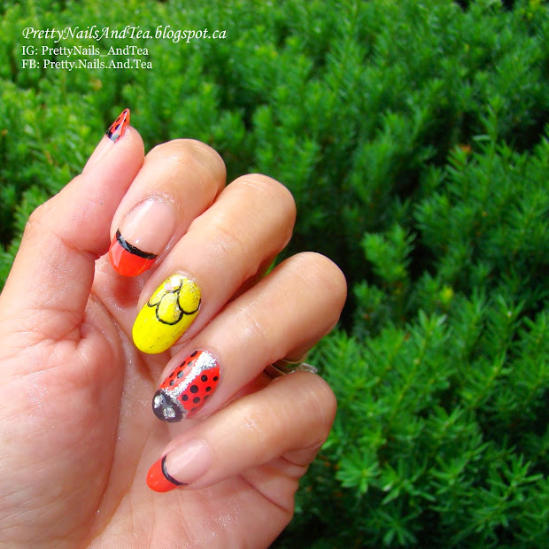 pretty nails and tea cute darling
