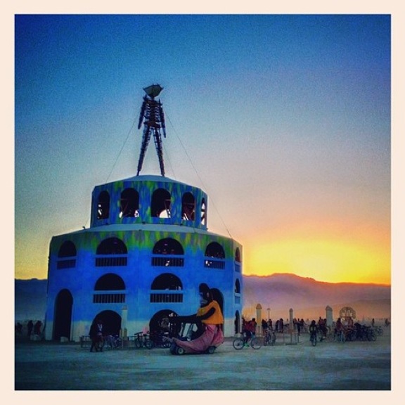 LEDstripbox LED Lights at Burning Man