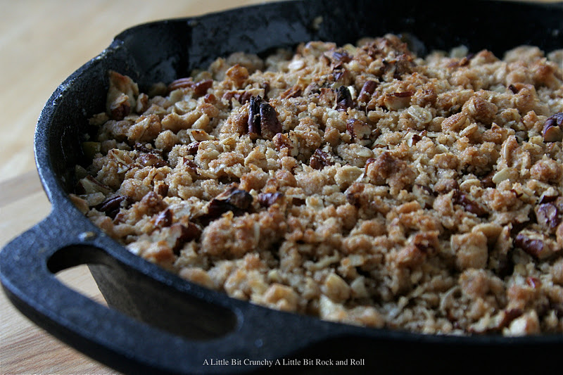 A Little Bit Crunchy A Little Bit Rock and Roll Cast Iron Skillet