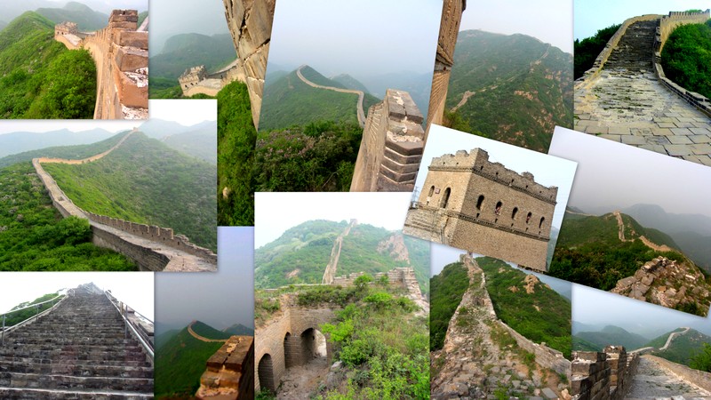 Julie Erobert China Auf Der Mauer Auf Der Lauer