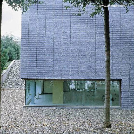 Villa contemporánea en Holanda 1992-94 - Arquitectura de UNStudio Sector de una moderna residencia holandesa