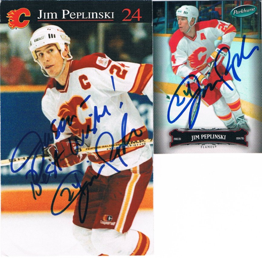The Cardboard and Me TTM Jim Peplinski