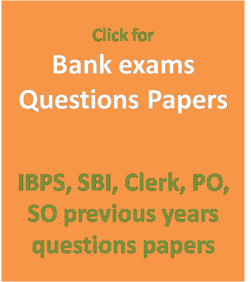 Banks Exams questions papers