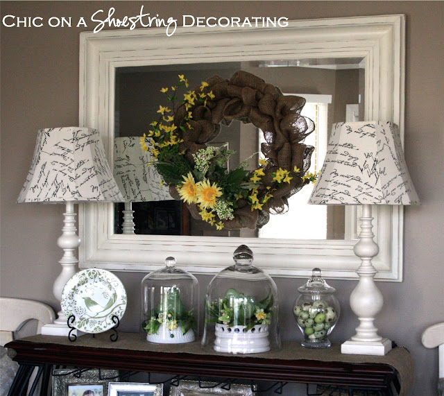 Chic on a Shoestring Decorating Spring Decor, A Kitchen