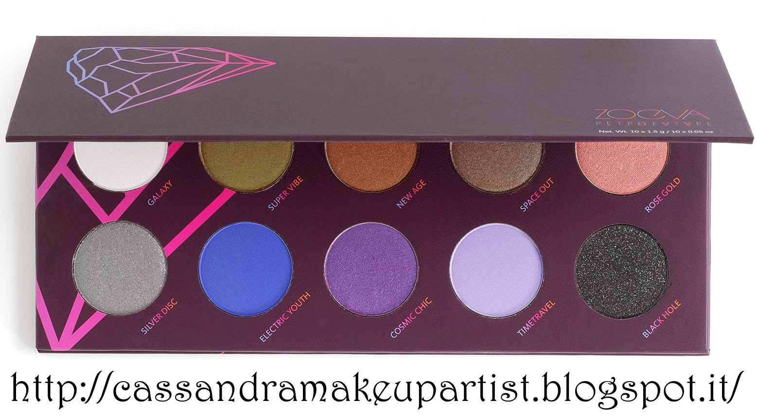 ZOEVA - Nuove Palette -  new palettes - INCI - Pot - 2014 - price -  Naturally Yours  - Rodeo Belle  - Love is a Story  - Retro Future