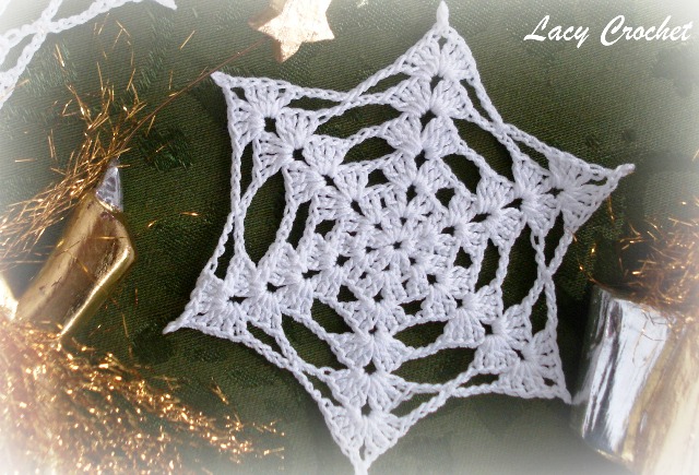 crochet snowflake