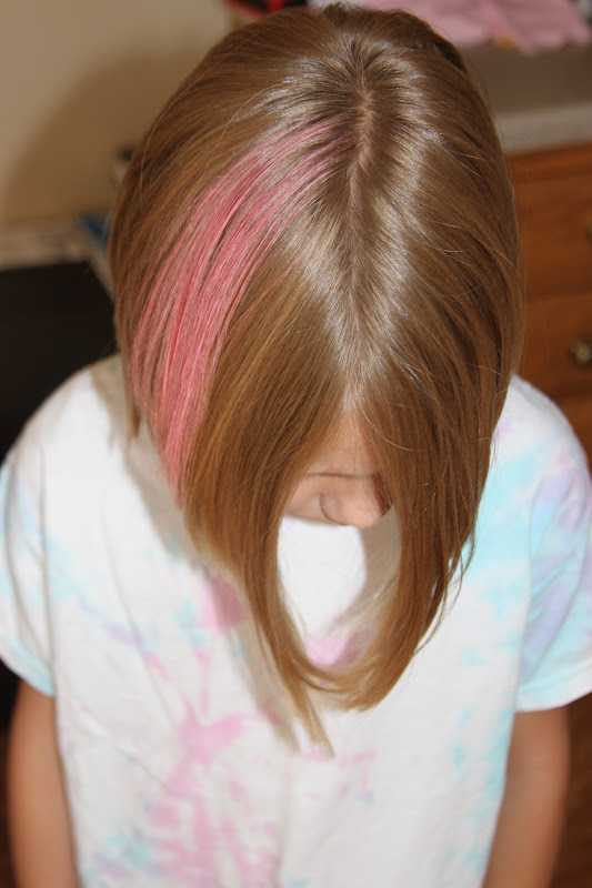 Kara's Creative Place Hair Chalking Today, Gone Tomorrow