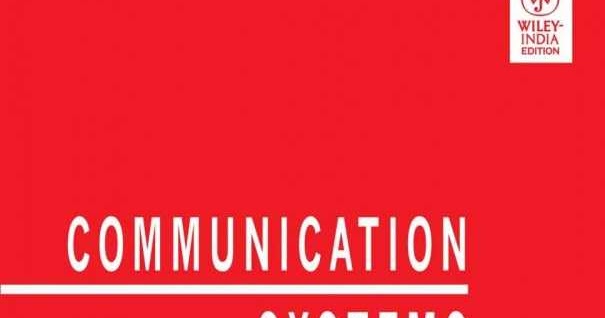 communication systems 4th edition simon haykin pdf