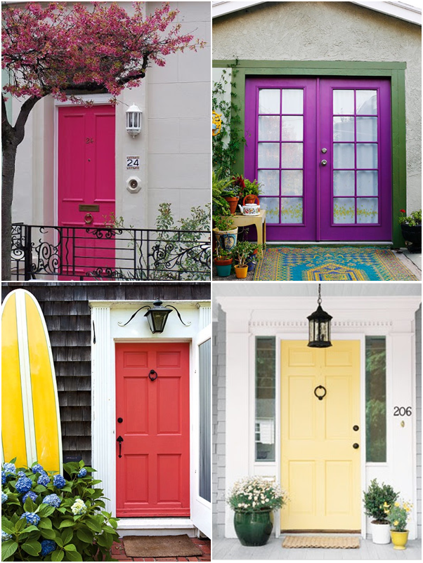 portas coloridas