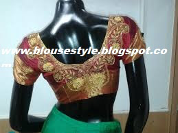 back neck blouse