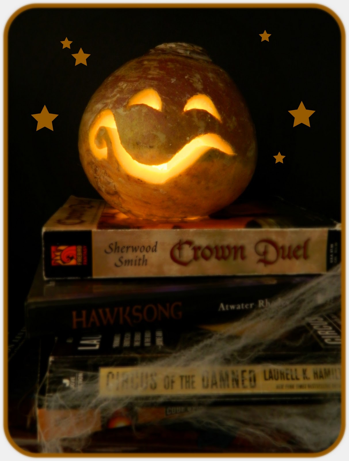 Halloween History and Turnip Carving Book Garnish