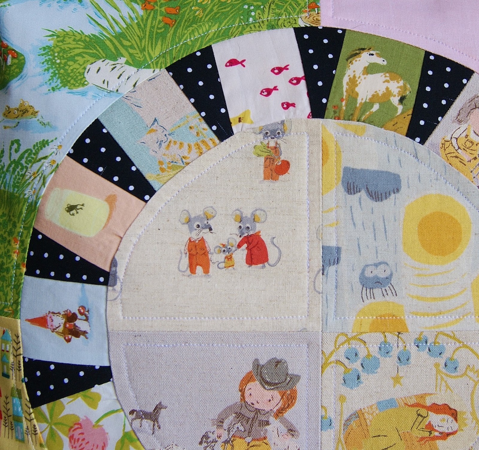 Fabric Mutt Storytelling Pillow