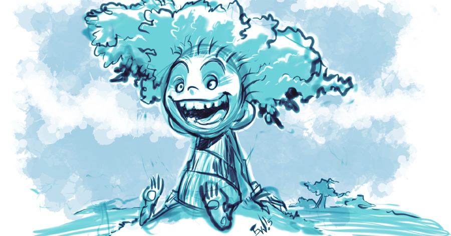 Tree Imp - Morning Warmup Sketch | EryckWebbGraphics