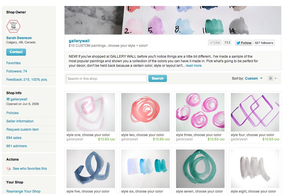 flourish design + style an epic gallery wall + a brand new shop