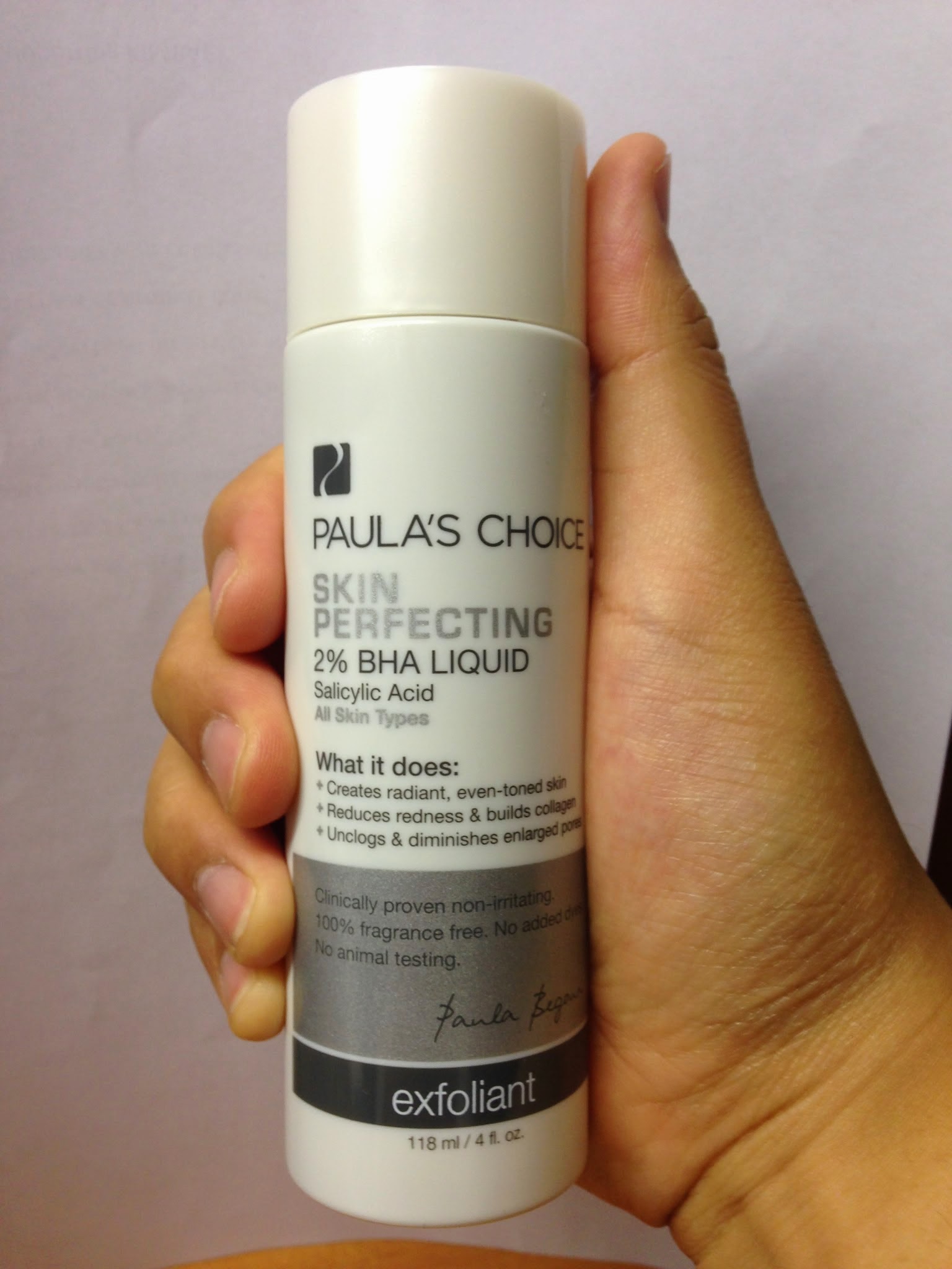 the derma project REVIEW Paula's Choice Skin Perfecting 2 BHA Liquid