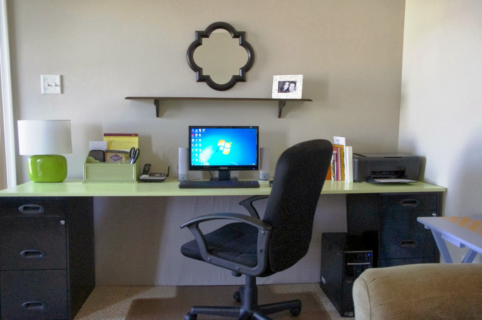 Maximize Your Office Space DIY Desk and a Solution for Unsightly