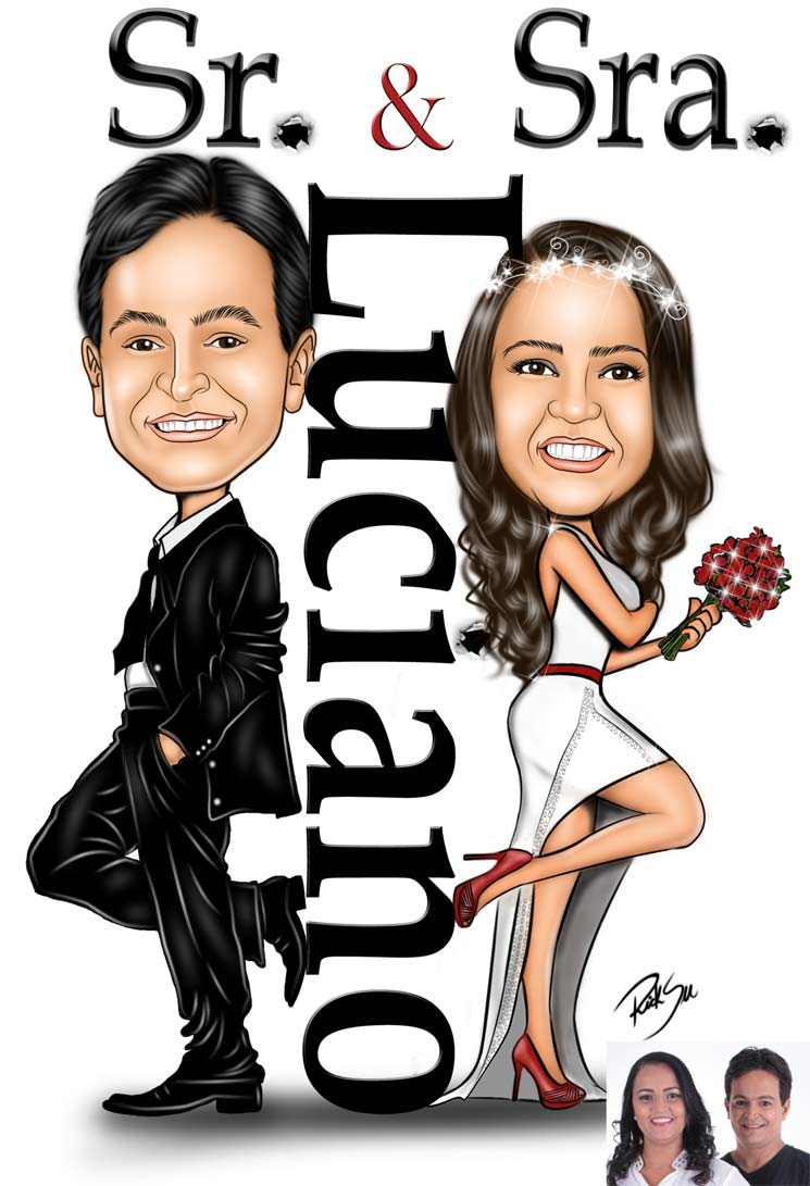 caricaturas digitais desenhos animados ilustração caricatura