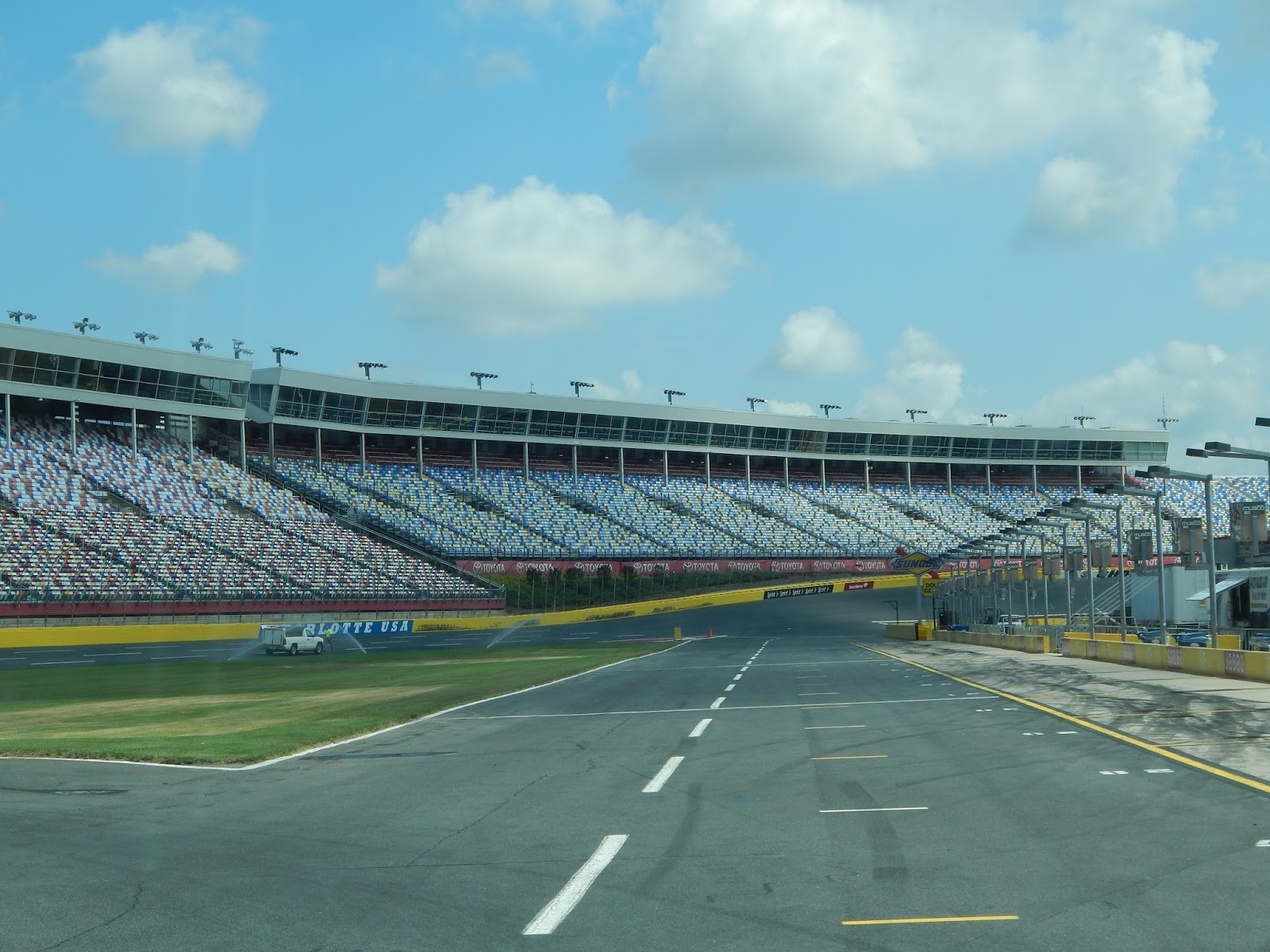 Charlotte Motor Speedway A View from the Track Sand and Snow