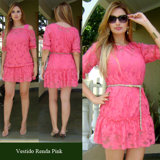 qual sapato usar com vestido de renda rosa