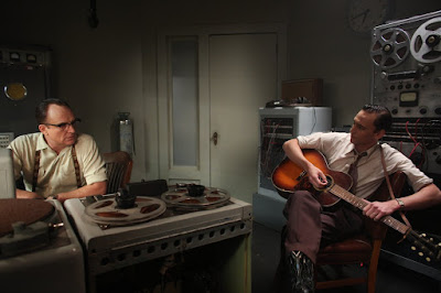 Photo of Bradley Whitford and Tom Hiddleston in I Saw the Light