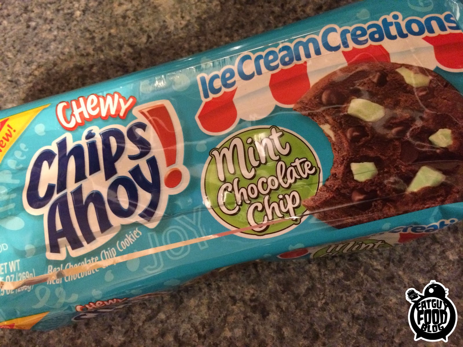 FATGUYFOODBLOG Triple Cookie review! Chips Ahoy Ice Cream Creations!