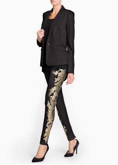Pantalones print barroco look fiestas