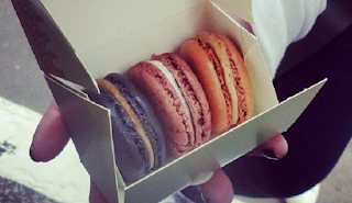 A box of macarons - credit : EnglishMum