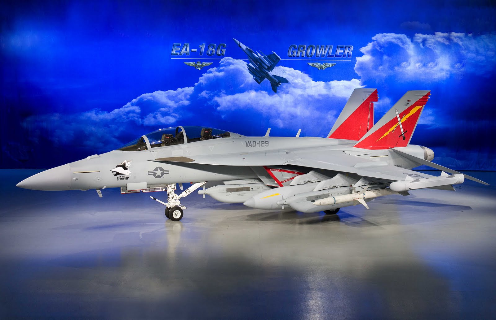 EA18G Growler Electronic Attack Aircraft US Military Aircraft Picture