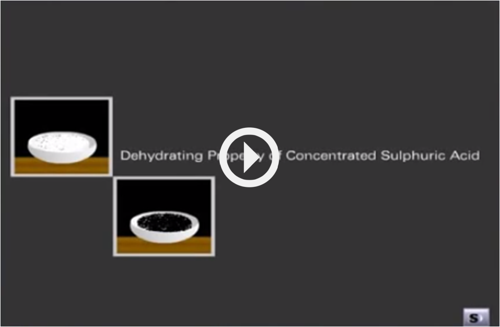 Chemistry Made Easy What is the dehydrating property of conc