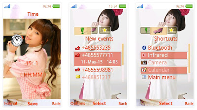 金莎SonyEricsson手機主題for Aino﹝240x432﹞