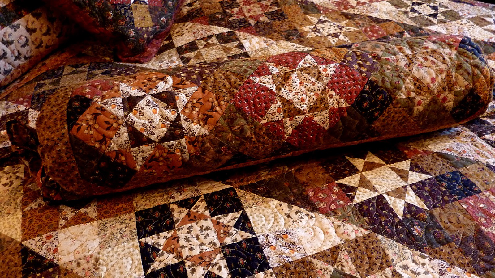 Busy Bee No. 16 The Thanksgiving Quilt Ohio Stars Quilt in Civil War