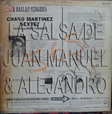 Chano Martinez Sextet A Bailar Senores Featuring Rudy Calzado Chano Martinez Sextet A Bailar Senores Featuring Rudy Calzado