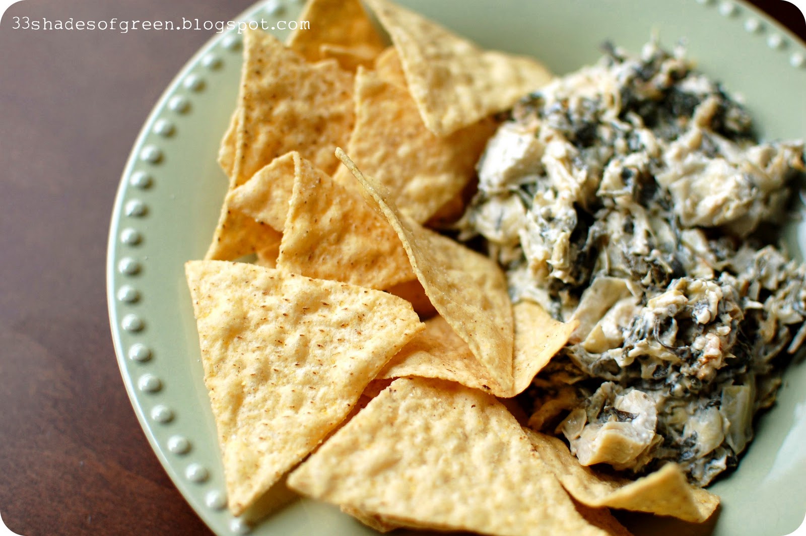 33 Shades of Green Tasty Tuesdays Spinach & Artichoke Dip