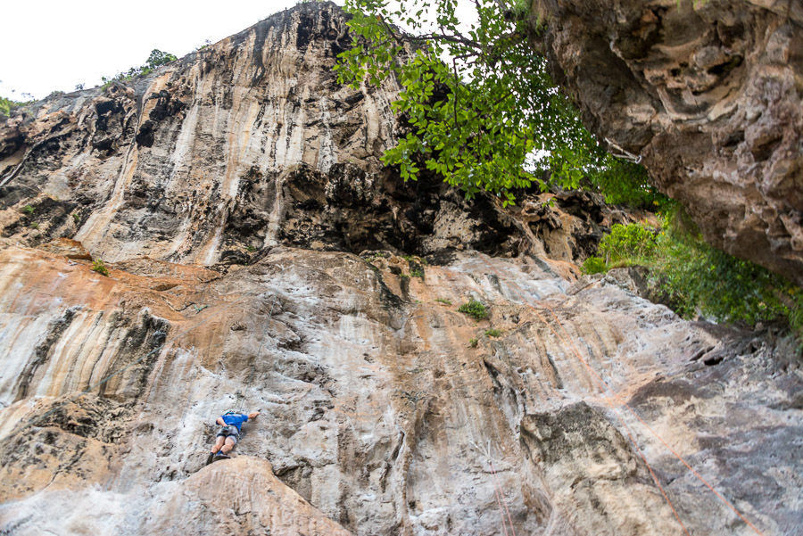 Railay. Rock climbing